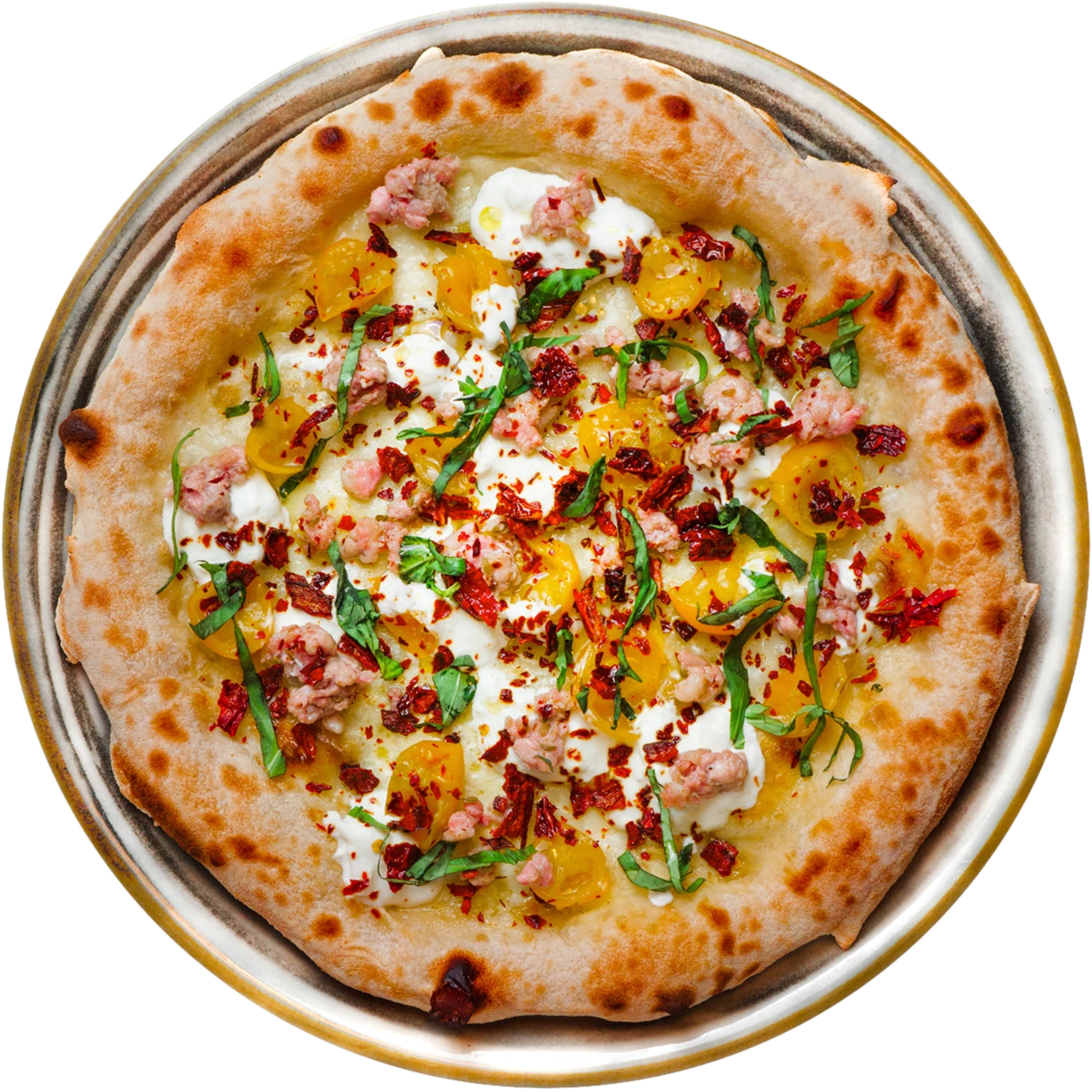 pizza con salsiccia dicocibo pizzeria gourmet reggio emilia